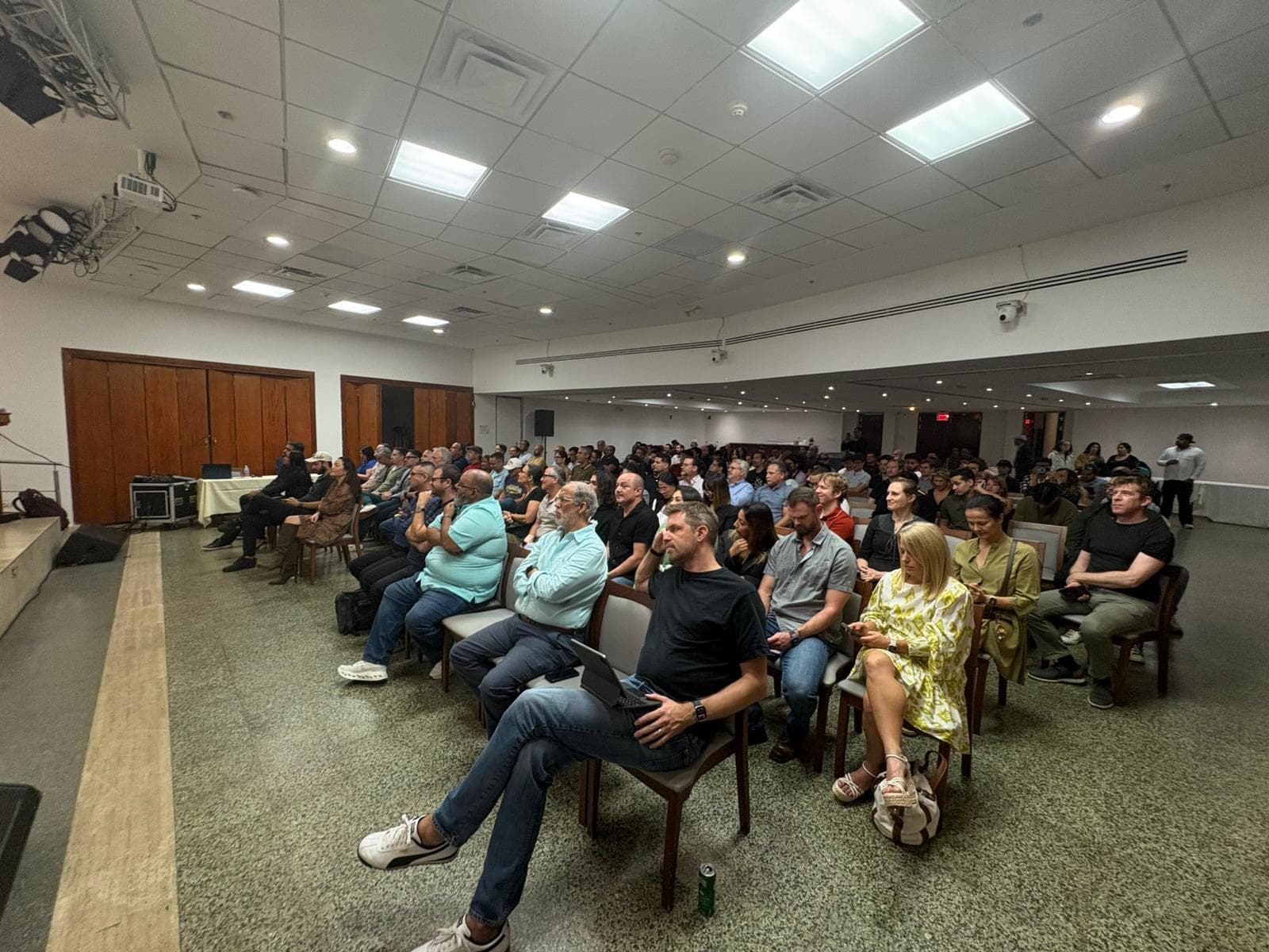 PR AI Meetup audience at a community event